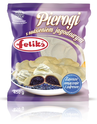 Pierogi z jagodami