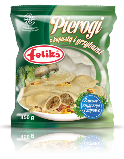 Pierogi z kapustą i gryzbami