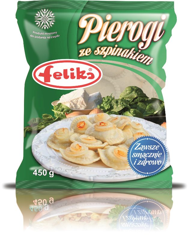 Pierogi ze szpinakiem